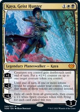 Kaya, Geist Hunter #240 M - Innistrad: Crimson Vow Pokemon card
