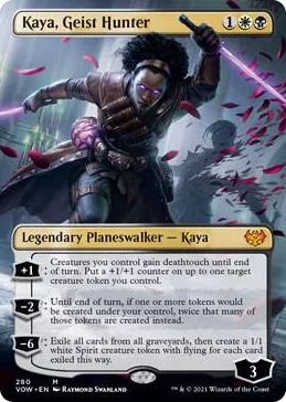 0280 Kaya, Geist Hunter (Borderless) M Innistrad: Crimson Vow