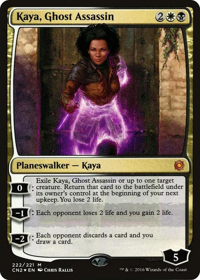 0222 Kaya, Ghost Assassin (Alternate Art Foil) M Conspiracy: Take the Crown