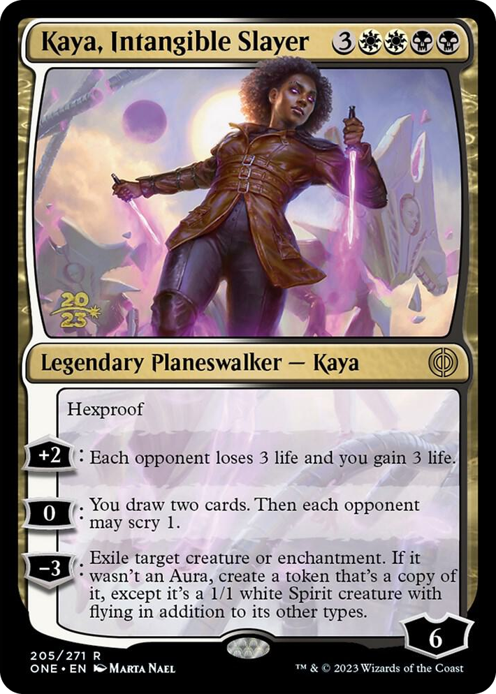 0205 Kaya, Intangible Slayer R Prerelease Cards