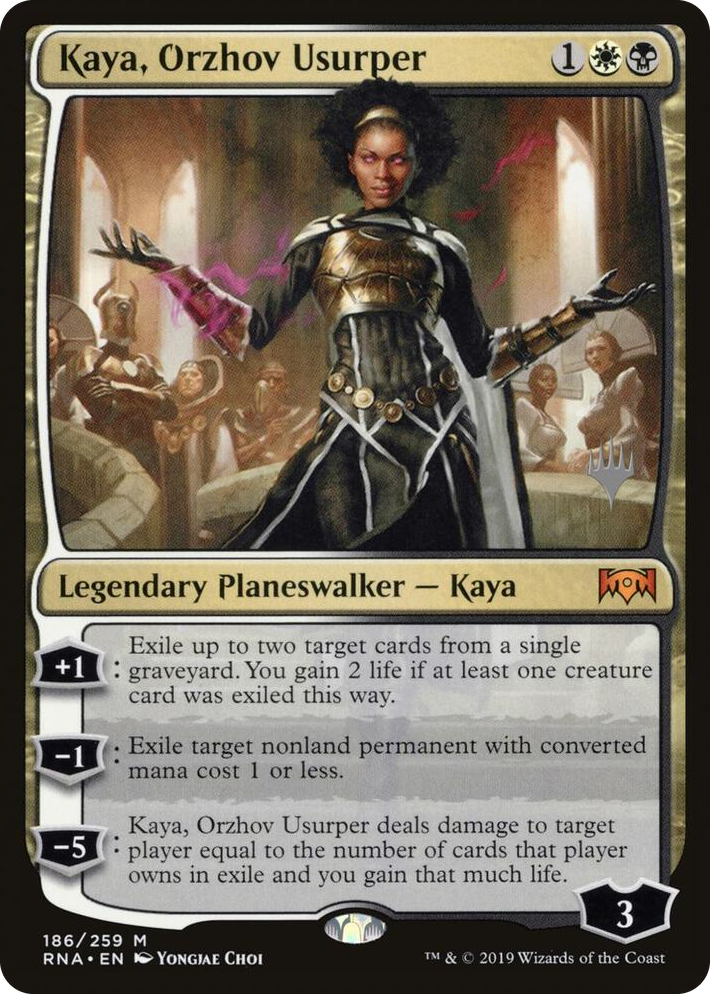 0186 Kaya, Orzhov Usurper M Promo Pack: Throne of Eldraine
