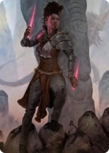 0058 Kaya the Inexorable Art Card S Art Series: Kaldheim