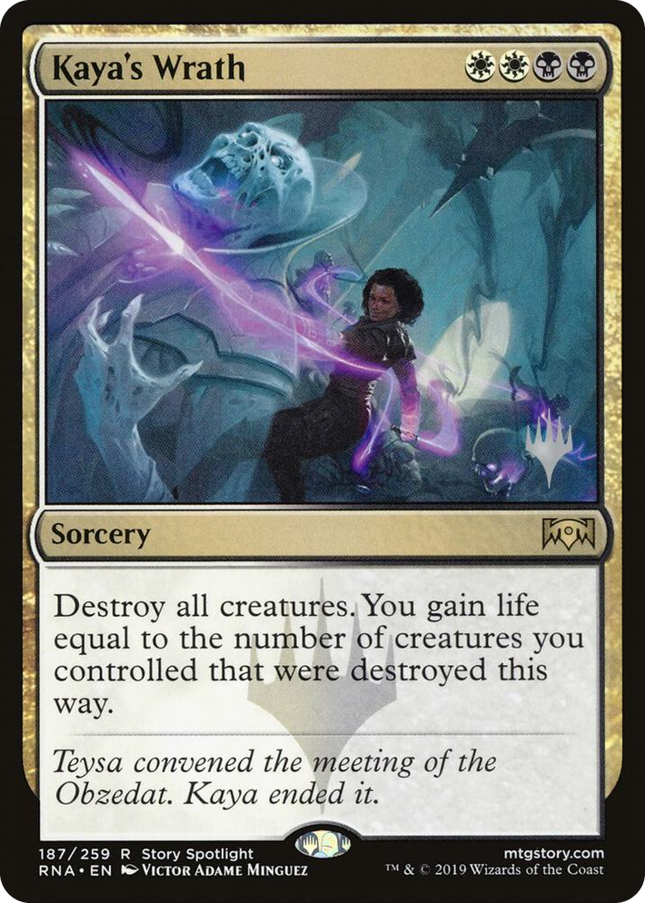 0187 Kaya's Wrath R Promo Pack: Throne of Eldraine