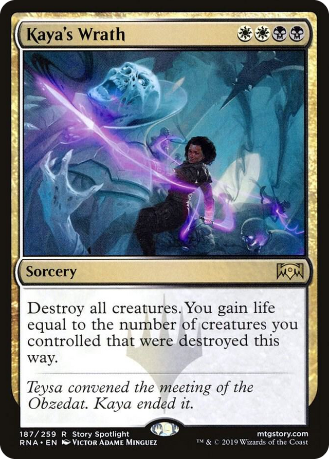 0187 Kaya's Wrath R Ravnica Allegiance