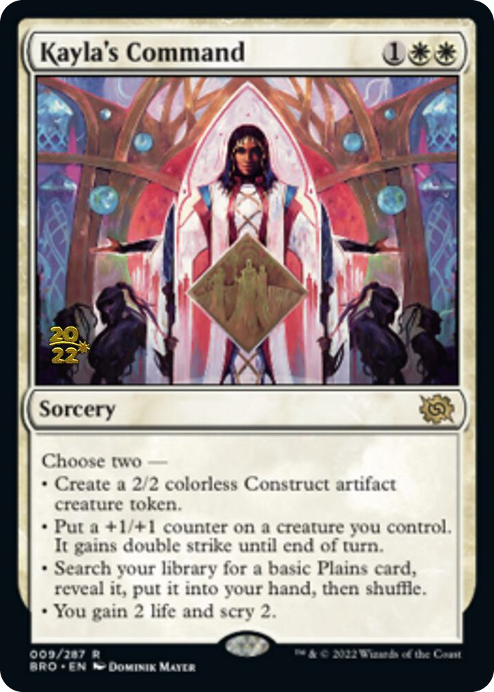0009 Kayla's Command R Prerelease Cards