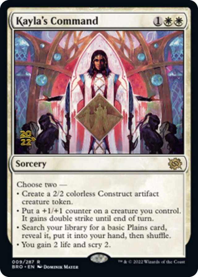 0009 Kayla's Command R Prerelease Cards