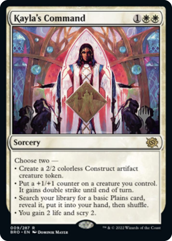 0009 Kayla's Command R Promo Pack: The Brothers' War