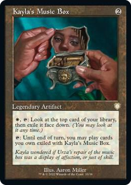 0015 Kayla's Music Box (Retro Frame) R Commander: The Brothers' War