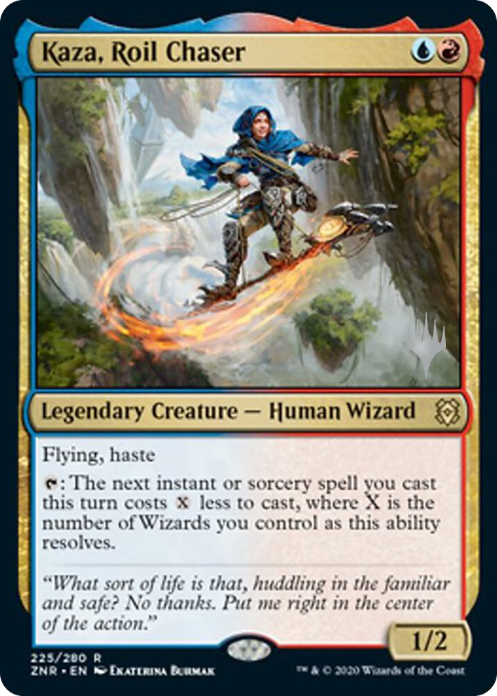0225 Kaza, Roil Chaser R Promo Pack: Zendikar Rising