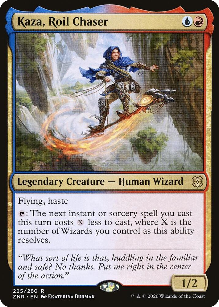 0225 Kaza, Roil Chaser R Zendikar Rising