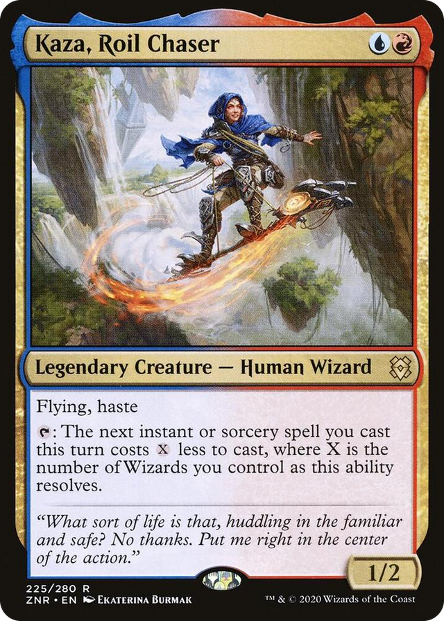 0225 Kaza, Roil Chaser R Zendikar Rising
