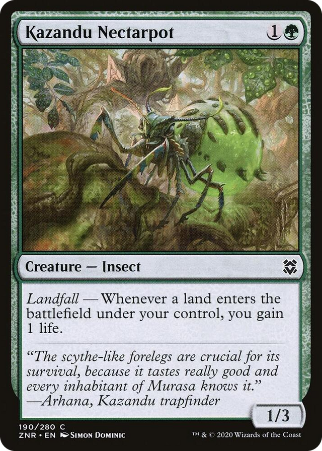 0190 Kazandu Nectarpot C Zendikar Rising