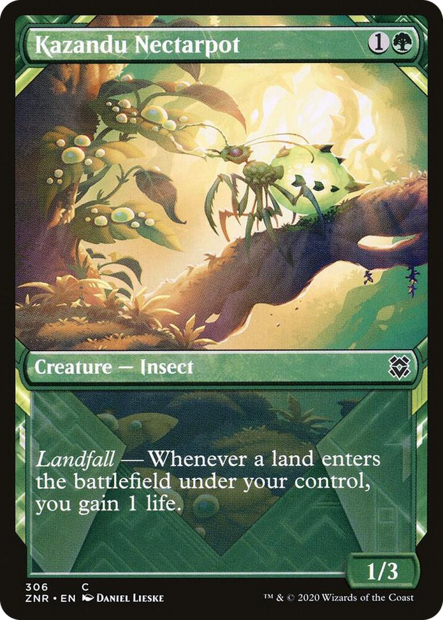 0306 Kazandu Nectarpot (Showcase) C Zendikar Rising