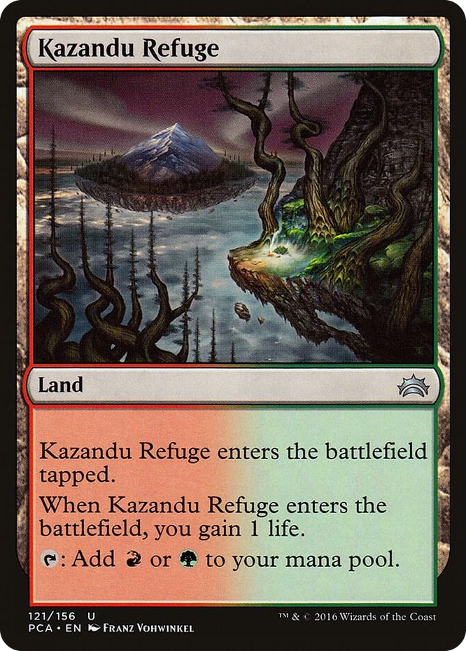 Kazandu Refuge #121 U - Planechase Anthology Pokemon card