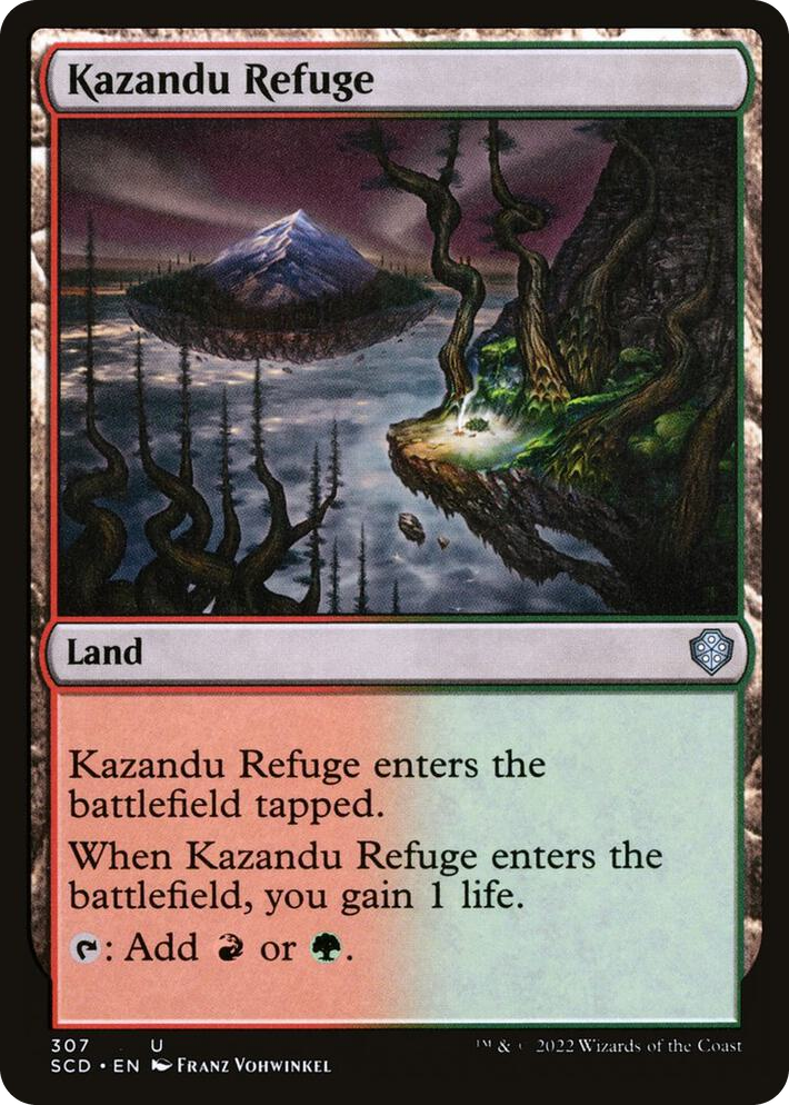 0307 Kazandu Refuge U Starter Commander Decks