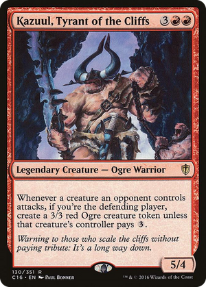 0130 Kazuul, Tyrant of the Cliffs R Commander 2016