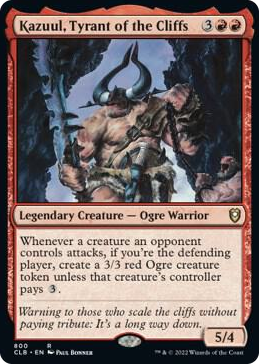 0800 Kazuul, Tyrant of the Cliffs R Commander Legends: Battle for Baldur's Gate