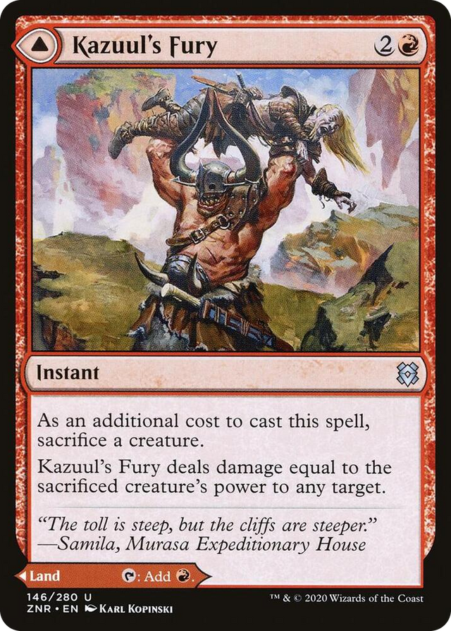 0146 Kazuul's Fury U Zendikar Rising