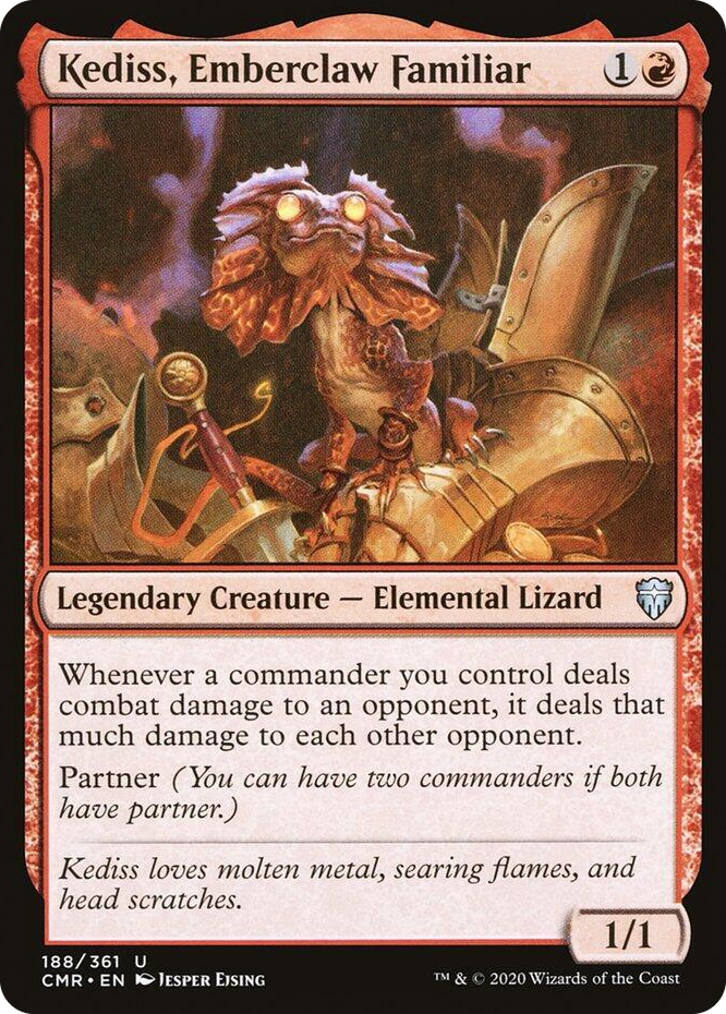 0188 Kediss, Emberclaw Familiar U Commander Legends