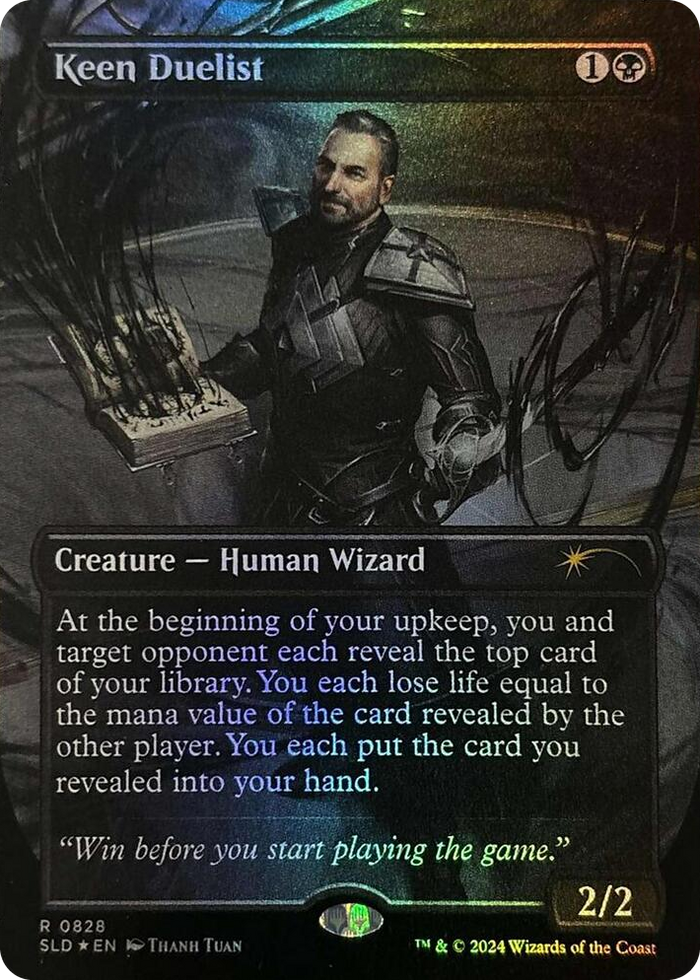 Keen Duelist (Rainbow Foil) #828 R - Secret Lair Drop Series Pokemon card