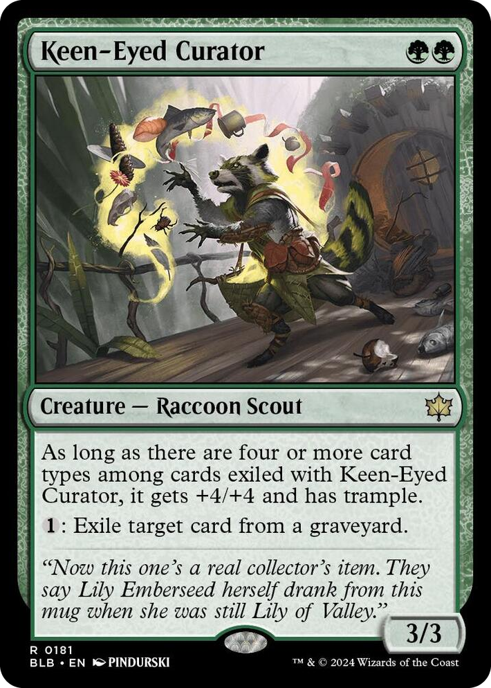 0181 Keen-Eyed Curator R Bloomburrow