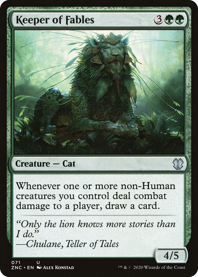 0071 Keeper of Fables U Commander: Zendikar Rising