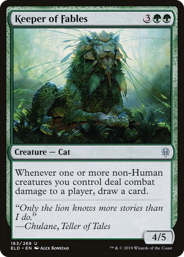 0163 Keeper of Fables U Throne of Eldraine
