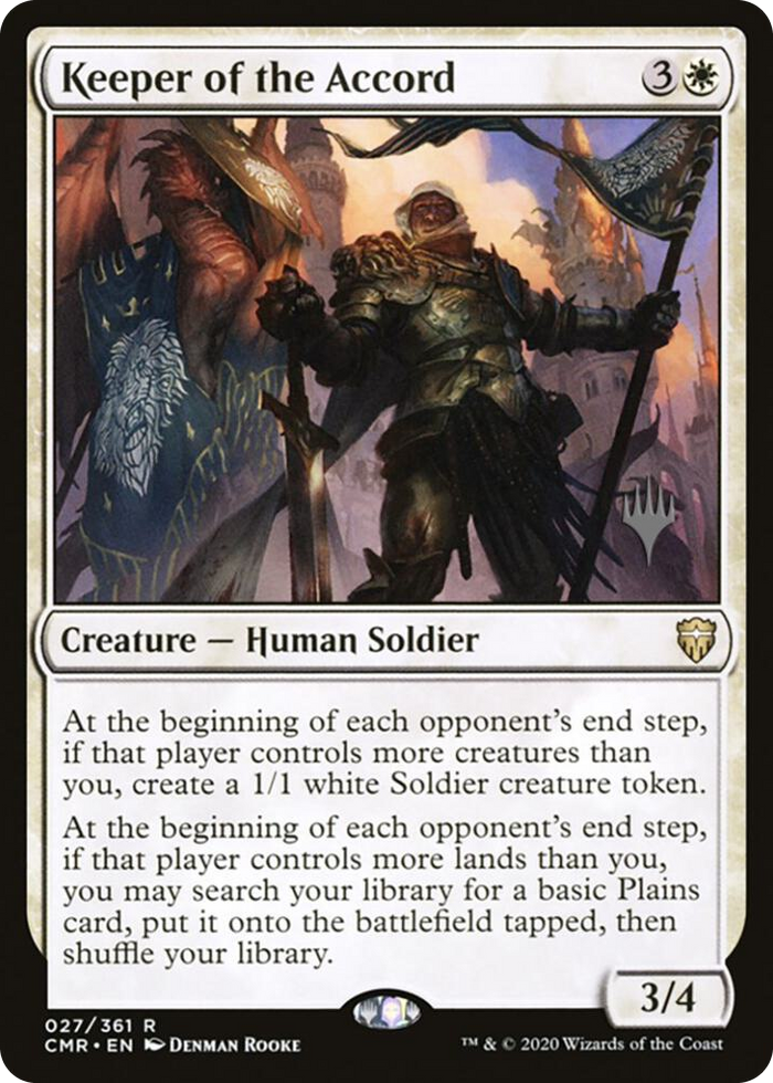 Keeper of the Accord #27 R - Promo Pack: Murders at Karlov Manor Pokemon card