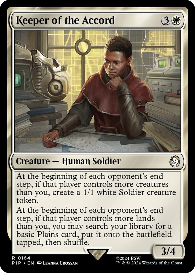 0164 Keeper of the Accord R Universes Beyond: Fallout