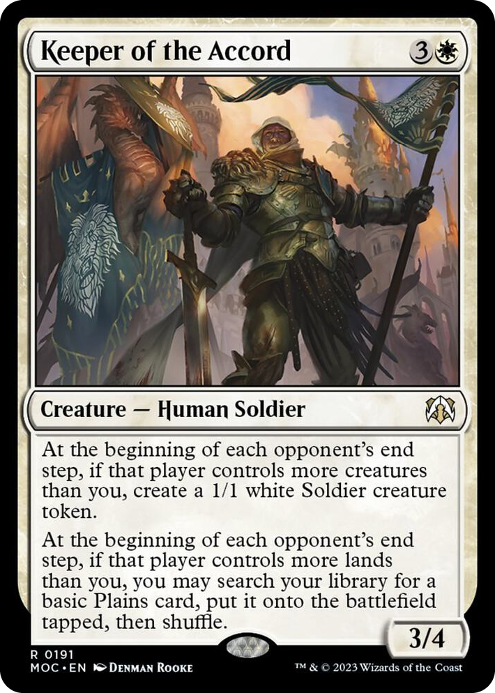 0191 Keeper of the Accord R Commander: March of the Machine