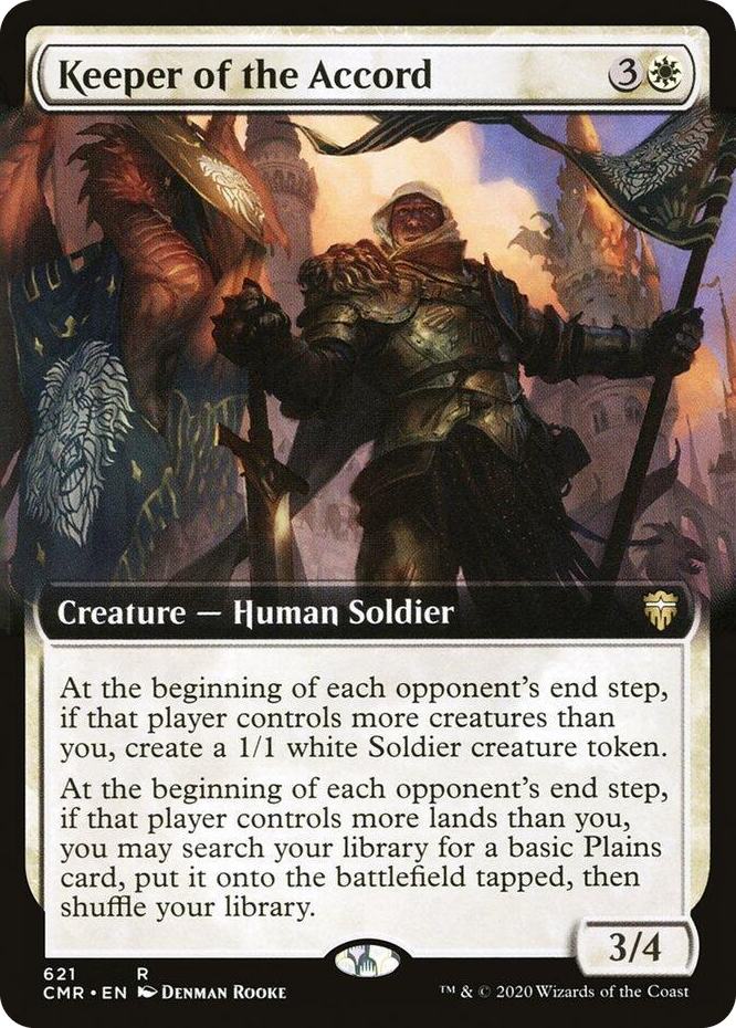 0621 Keeper of the Accord (Extended Art) R Commander Legends