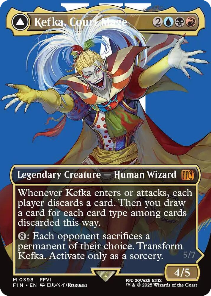 0398 Kefka, Court Mage (0398) (Borderless) M FINAL FANTASY