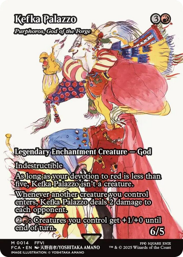 0014 Kefka Palazzo - Purphoros, God of the Forge (Showcase) M FINAL FANTASY: Through the Ages