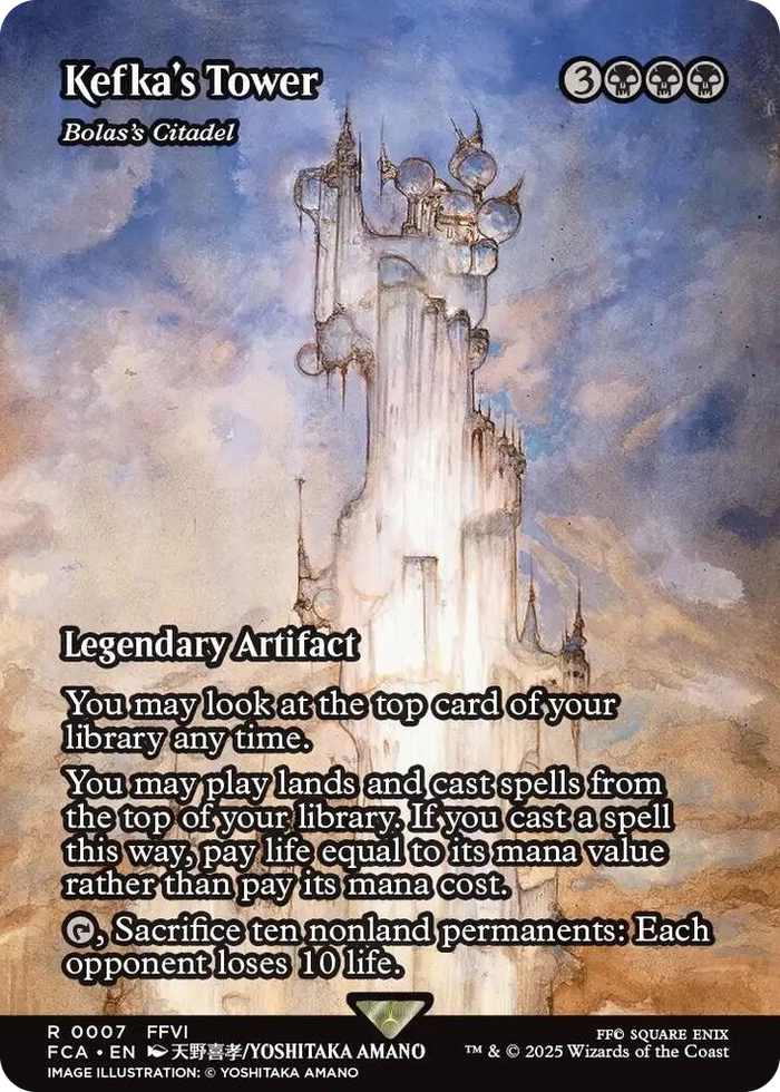 Kefka's Tower - Bolas's Citadel (Showcase) #7 R - FINAL FANTASY: Through the Ages Pokemon card