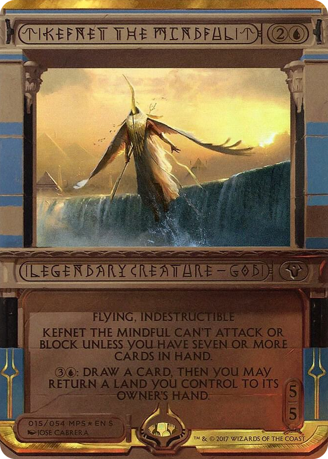 Kefnet the Mindful #15 M - Masterpiece Series: Amonkhet Invocations Pokemon card
