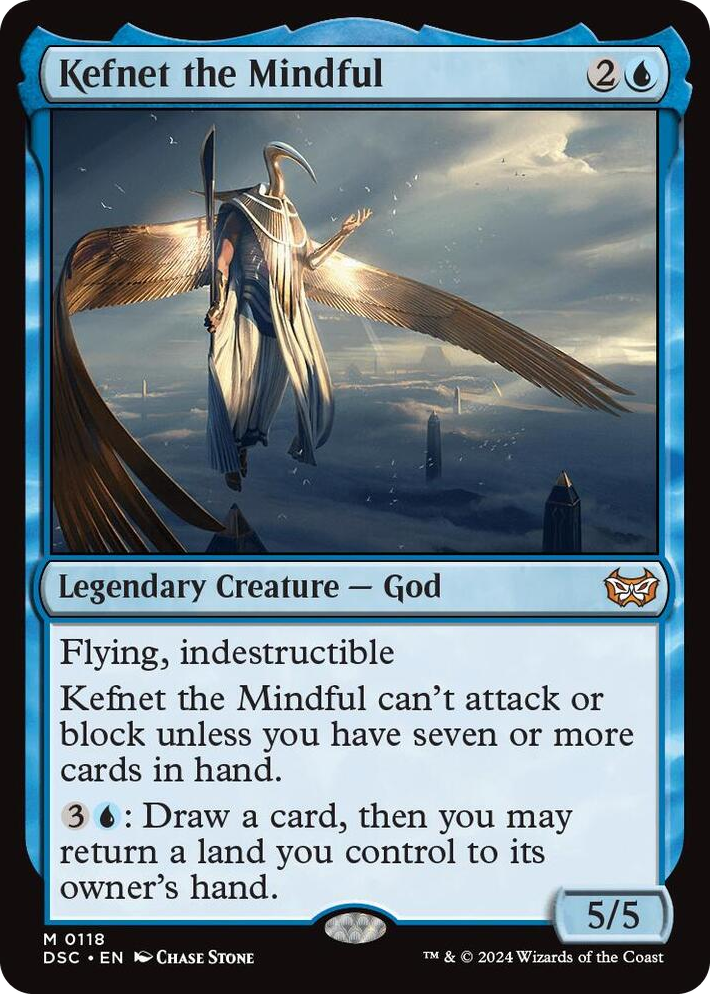 0118 Kefnet the Mindful M Commander: Duskmourn: House of Horror