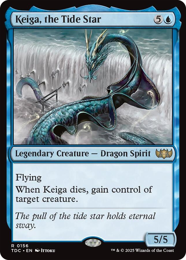 0156 Keiga, the Tide Star R Commander: Tarkir: Dragonstorm