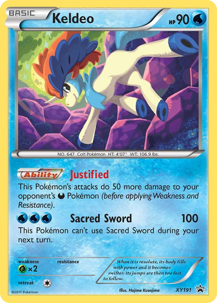 XY191 Keldeo - XY191 Promo XY Promos