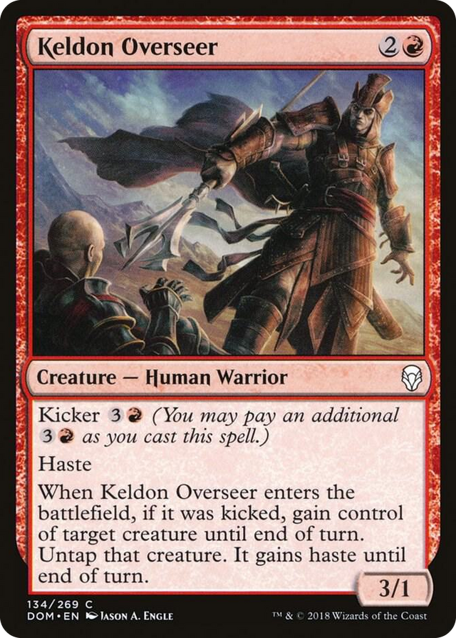 0134 Keldon Overseer C Dominaria