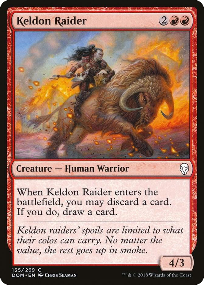 0135 Keldon Raider C Dominaria