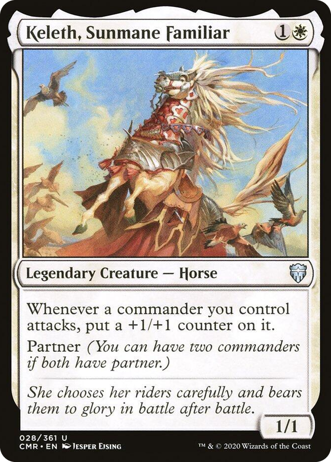0028 Keleth, Sunmane Familiar U Commander Legends
