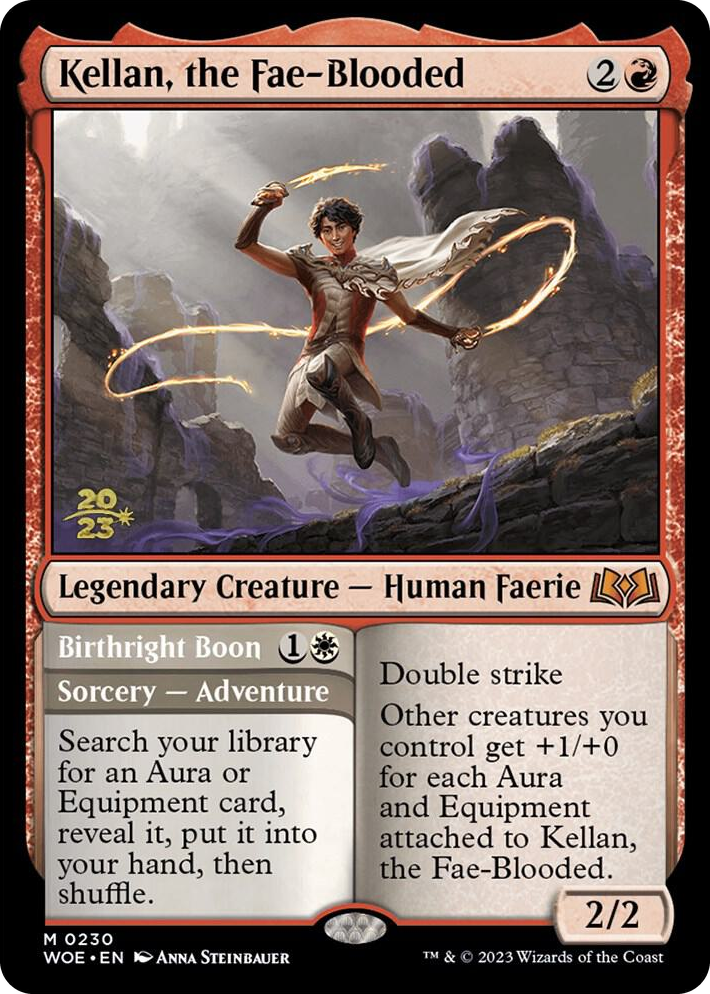 0230 Kellan, the Fae-Blooded M Prerelease Cards