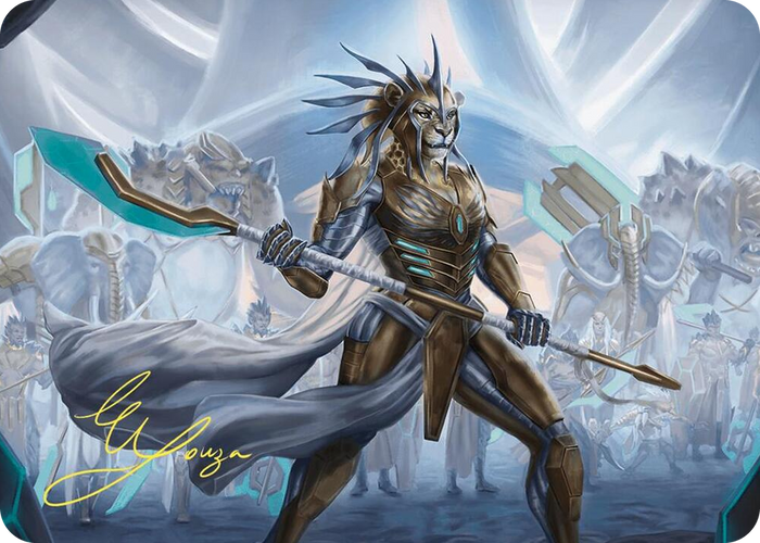 Kemba, Kha Regent Art Card (Gold-Stamped Signature) #2 S - Art Series: Commander Masters Pokemon card