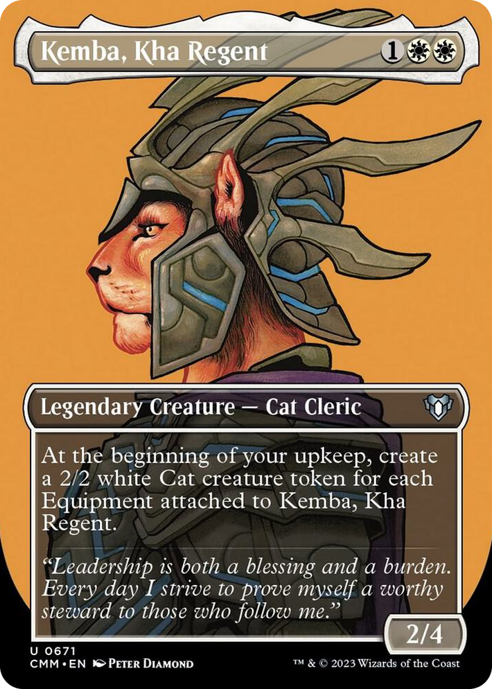 0671 Kemba, Kha Regent (Borderless) U Commander Masters