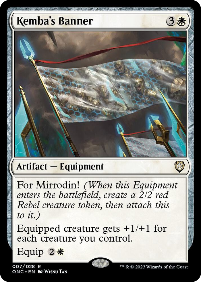 Kemba's Banner #7 R - Commander: Phyrexia: All Will Be One Pokemon card