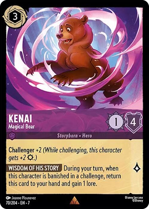 0070 Kenai - Magical Bear Rare Archazia's Island