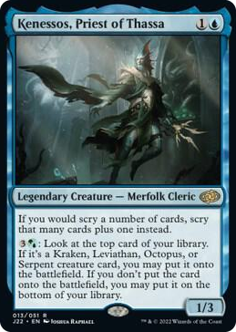 0013 Kenessos, Priest of Thassa R Jumpstart 2022