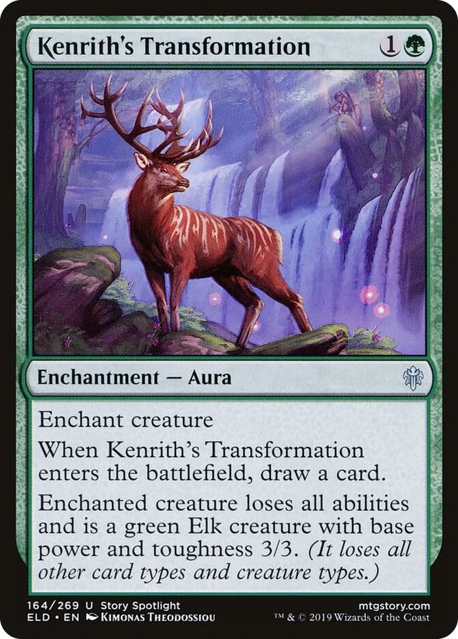 0164 Kenrith's Transformation U Throne of Eldraine