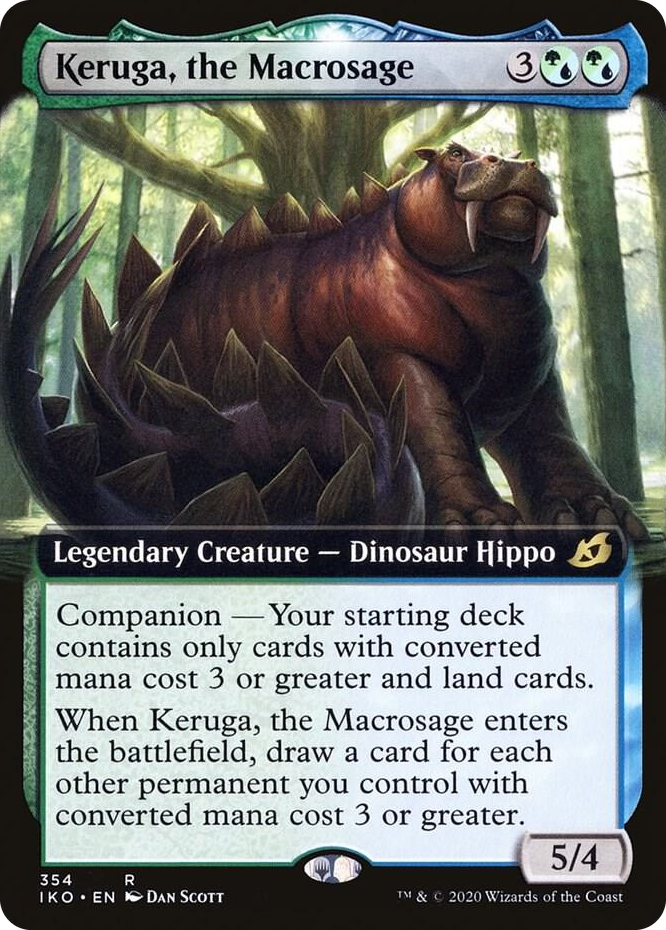 0354 Keruga, the Macrosage (Extended Art) R Lair of Behemoths
