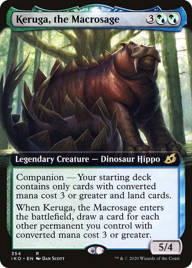 0354 Keruga, the Macrosage (Extended Art) R Lair of Behemoths